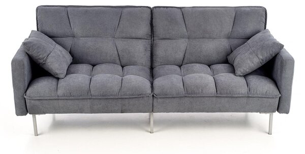 Canapea extensibila ROBERTO, gri albastru, 193x85/108x86/58 cm