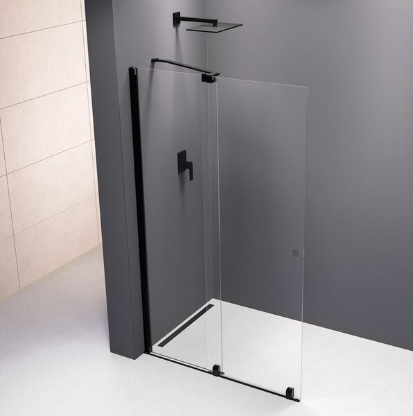 Polysan Polysan, perete DUȘ MODULAR pentru montaj pe perete, dintr-o bucată, 900 mm, cu orificii pentru suport pentru prosoape, MS1-90-D