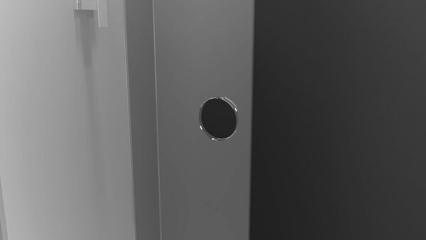 Polysan Polysan, paravan de duș MODULAR cu glisiere 1000 mm, negru, MS5-100B