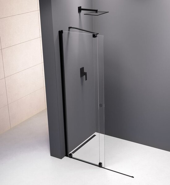Polysan Polysan, paravan de duș MODULAR cu glisiere 1000 mm, negru, MS5-100B