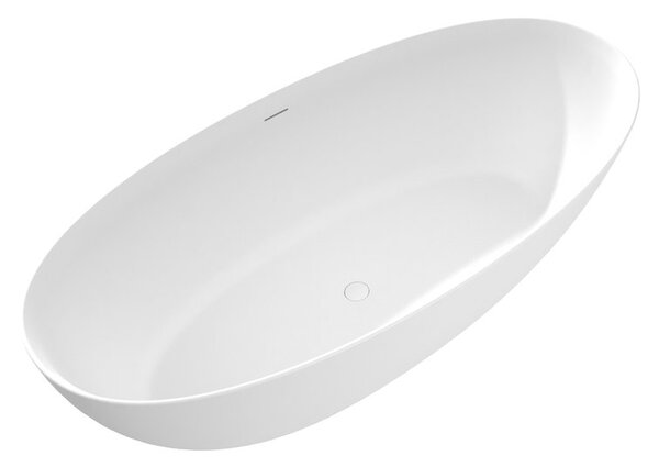 Polysan Polysan, cadă de sine stătătoare NOYA 170x76cm, rockstone, alb mat, 92330