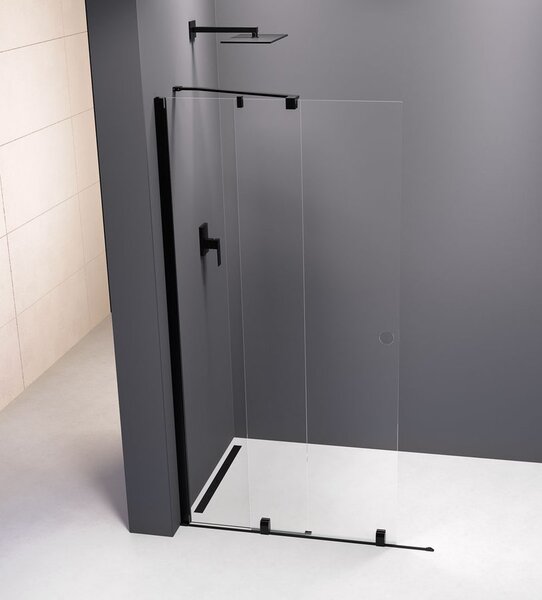Polysan Polysan, paravan de duș MODULAR cu glisiere 1000 mm, negru, MS5-100B