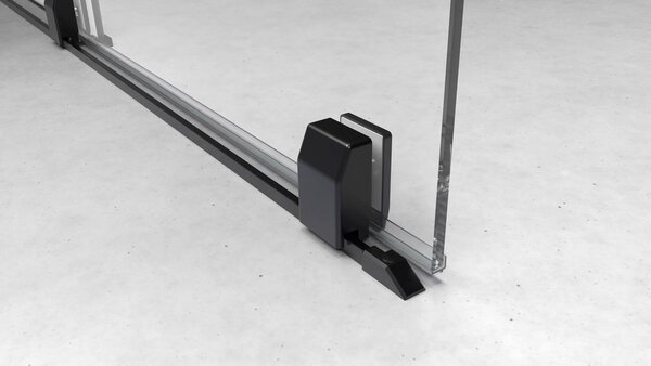 Polysan Polysan, paravan de duș MODULAR cu glisiere 1000 mm, negru, MS5-100B