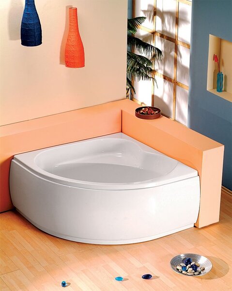 Polysan Polysan, cada coltar SIRIUS 130x130x45cm, alb, 49111
