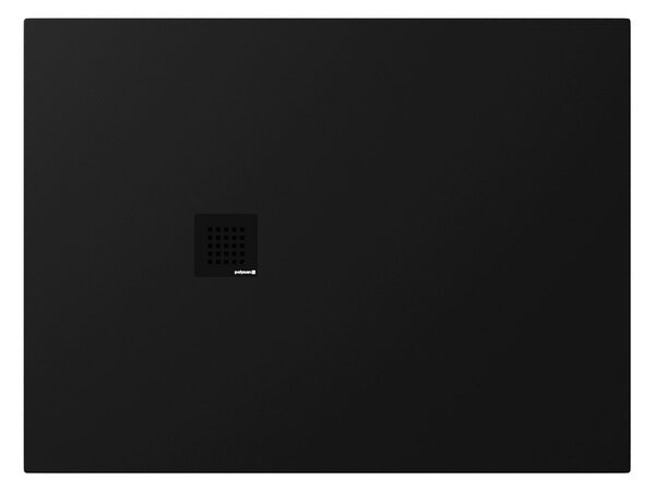 Polysan Polysan, cadita de dus TRENECA din marmura turnata cu posibilitate de reglare a dimensiunii 120x90cm, negru mat, 84307.21