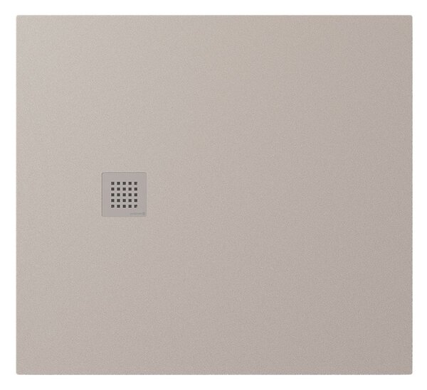 Polysan Polysan, cadă de duș TRENECA din marmură turnată cu posibilitate de reglare a dimensiunii 110x100cm, bej mat, 84312.81