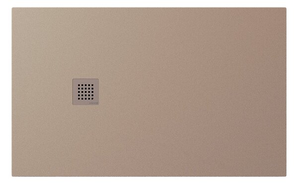 Polysan Polysan, cadă de duș TRENECA din marmură turnată cu posibilitate de reglare a dimensiunii 130x80cm, bej mat, 84303.81