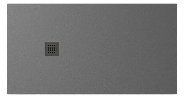 Polysan Polysan, cadita de dus TRENECA din marmura turnata cu posibilitate de reglare a dimensiunii 150x80cm, gri mat, 84305.31