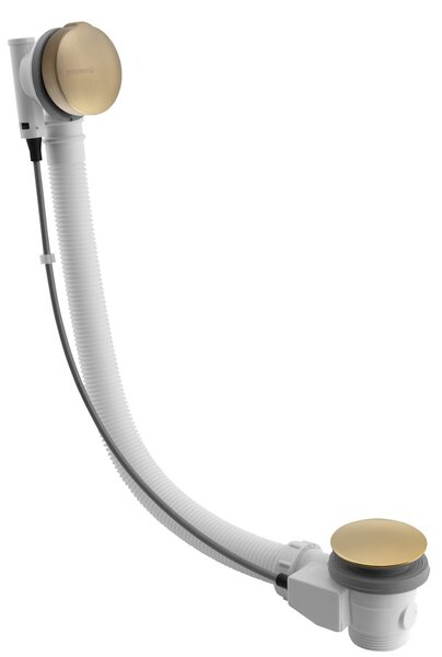 Polysan Polysan, Set de baie cu bowden, lungime 775 mm, dop 72 mm, auriu mat, 71681GB