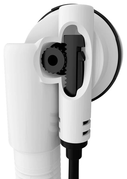Polysan Polysan, Set de baie cu bowden, lungime 600 mm, dop 72 mm, mat negru, 71850.21