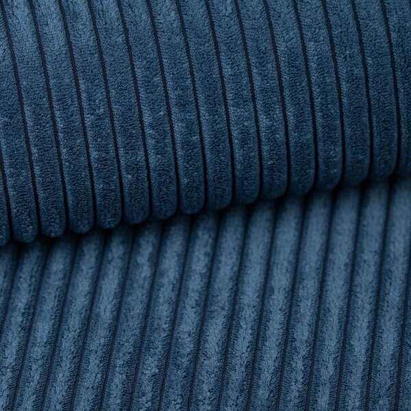 Coltar in forma de U SMART COSARO 295x140 cm, albastru inchis