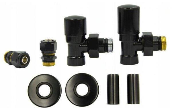 Regnis Regnis-VarioTerm Swing, Set de control pentru un radiator de încălzire centrală în sistem cu două conducte, negru mat, SWING-70