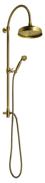 Reitano Rubinetteria Reitano Rubinetteria, coloana de dus ANTEA de conectat la robinet, cap si dus de mana, bronz, SET036