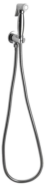 Reitano Rubinetteria Reitano Rubinetteria, Bideu dus retro cu furtun si suport de dus cu evacuare, crom, 9101