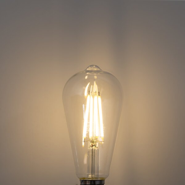 Set de 5 becuri LED E27 ST64 Clare 3.8W 806 lm 3000K