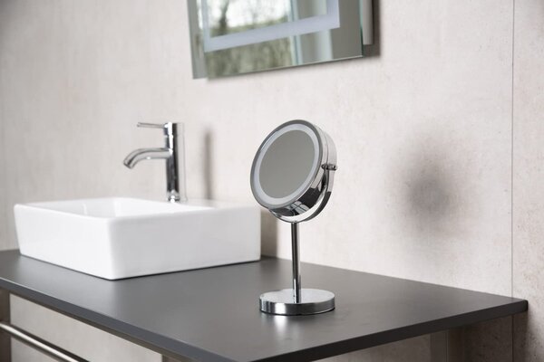 Ridder Ridder, oglinda cosmetica DAISY iluminare LED, crom, 03111000