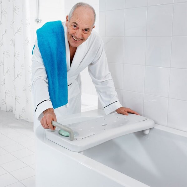 Ridder Ridder, Scaun de baie cu maner, alb, A0040101