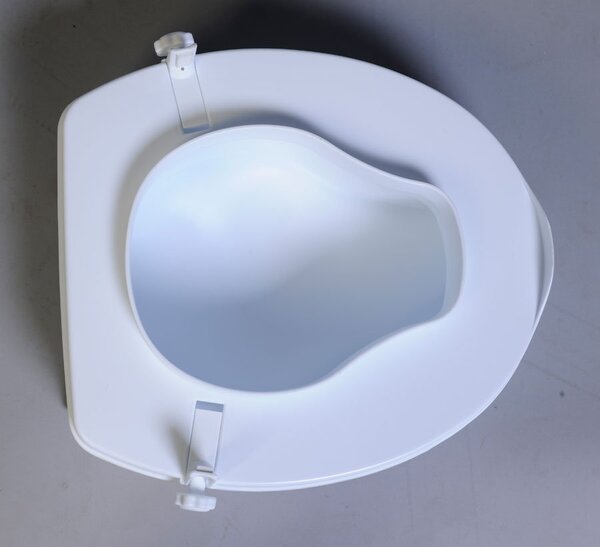 Ridder Rider, scaun WC ridicat 10 cm, alb, A0071001
