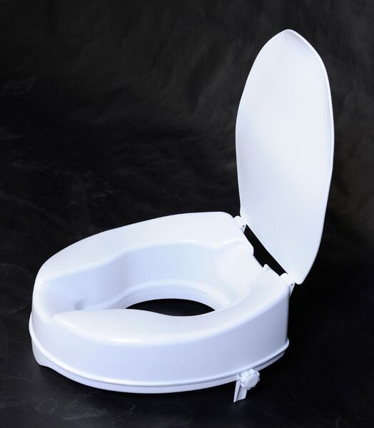 Ridder Rider, scaun WC ridicat 10 cm, alb, A0071001