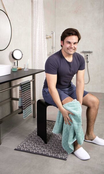 Ridder Ridder, scaun de baie TRENDY 40x48x27,5cm, negru, A211110
