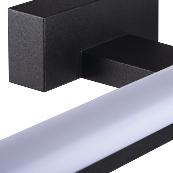 KANLUX Sapho, lampă de perete LED ASTEN 8W, 400x42x110mm, negru mat, 26683