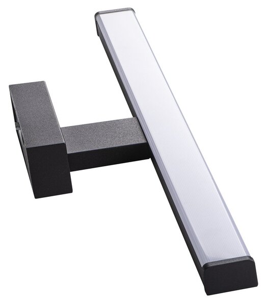 KANLUX Sapho, lampă de perete LED ASTEN 8W, 400x42x110mm, negru mat, 26683