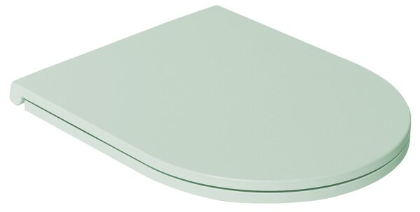 Sapho, scaun WC INFINITY SLIM, Easy Take, Soft Close, verde deschis mat, 40KF0542I-S