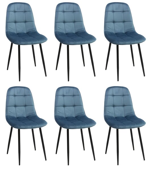Set 6 Scaune Gya Turcoaz