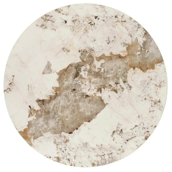 Masa ARANI, bej/nuc, piatra sinterizata, 120x76 cm