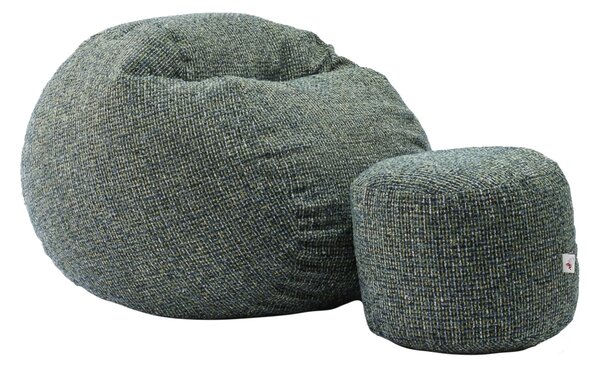 Set Fotoliu Matusalem cu Otoman (suport picioare), Material Textil - Nordic Field