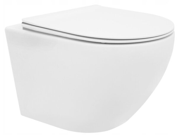 Tece Carlo, set WC suspendat Rea Carlo 49x37 cm + modul de instalare sub tencuiala Tece, TEC-9400412-REA-C2760