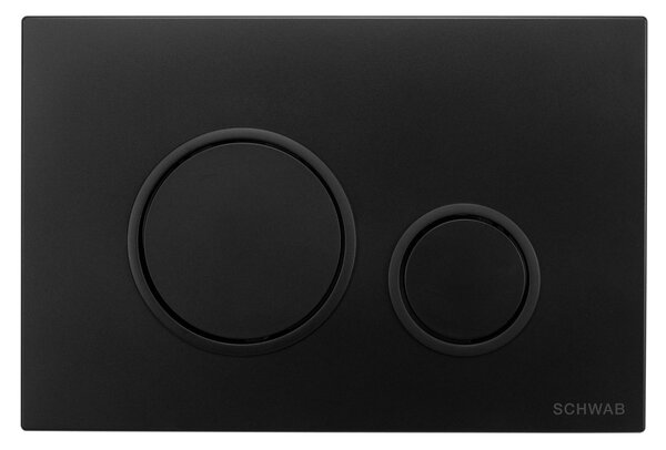 SCHWAB, buton de control SCHWAB VELA, 247x165 mm, mat negru, P47-0190-0253