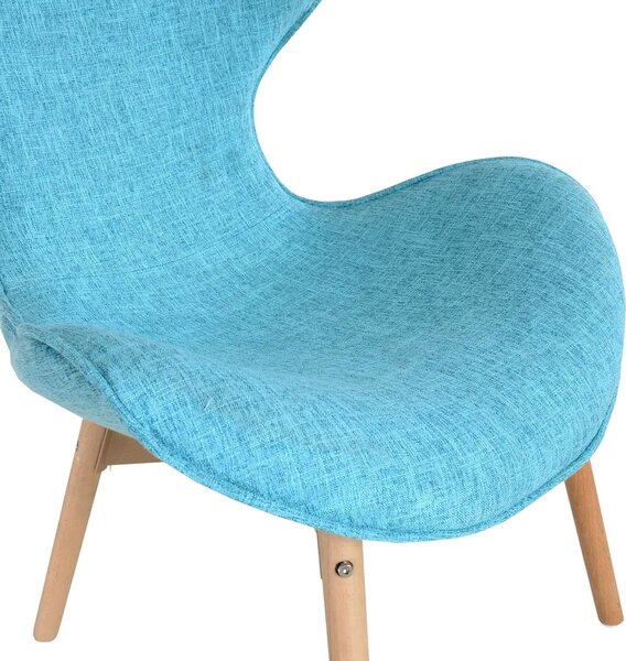 Tutumi Tutumi, scaun lemn Fox 50x55x83cm Y-717, turcoaz, KRZ-09004