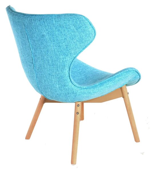 Tutumi Tutumi, scaun lemn Fox 50x55x83cm Y-717, turcoaz, KRZ-09004