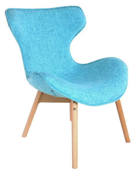 Tutumi Tutumi, scaun lemn Fox 50x55x83cm Y-717, turcoaz, KRZ-09004