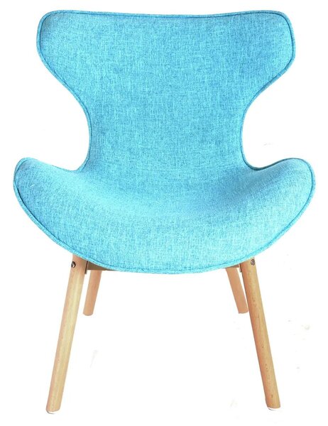 Tutumi Tutumi, scaun lemn Fox 50x55x83cm Y-717, turcoaz, KRZ-09004