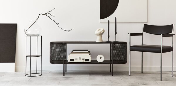 Tutumi Tutumi, set sfeșnice decorative 3 buc KCH004-B KPL, negru mat, HOM-02812