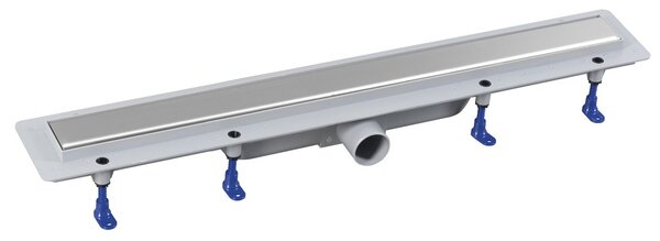 Polysan Sifon de pardoseală Polysan, FLISE cu grătar din oțel inoxidabil pentru plăci, L-710, DN50, 73671