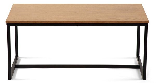 Măsuță de cafea în culoare naturală cu aspect de lemn de stejar 47x90 cm Norden – Bonami Essentials