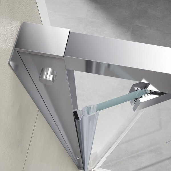 Gelco Gelco, SIGMA SIMPLY paravan de duș dreptunghiular ușă pivotant 900x700mm varianta L/P, sticlă cărămidă, GS3899GS4370