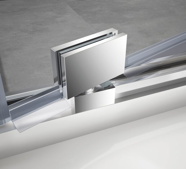 Gelco Gelco, SIGMA SIMPLY paravan de duș dreptunghiular ușă pivotant 900x700mm varianta L/P, sticlă cărămidă, GS3899GS4370