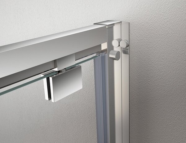 Gelco Gelco, SIGMA SIMPLY paravan de duș dreptunghiular ușă pivotant 900x700mm varianta L/P, sticlă cărămidă, GS3899GS4370