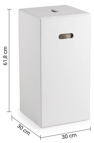 Gedy Gedy, cos de rufe LUXURY 30x61,8x30cm, alb, 103602