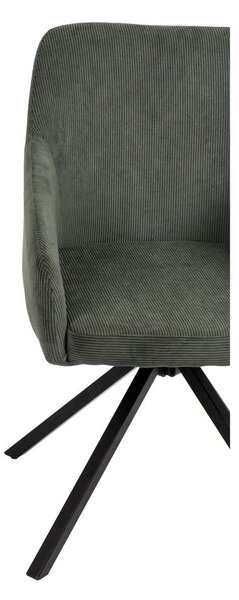 Scaun de sufragerie verde tapițat Lunio – Bonami Essentials