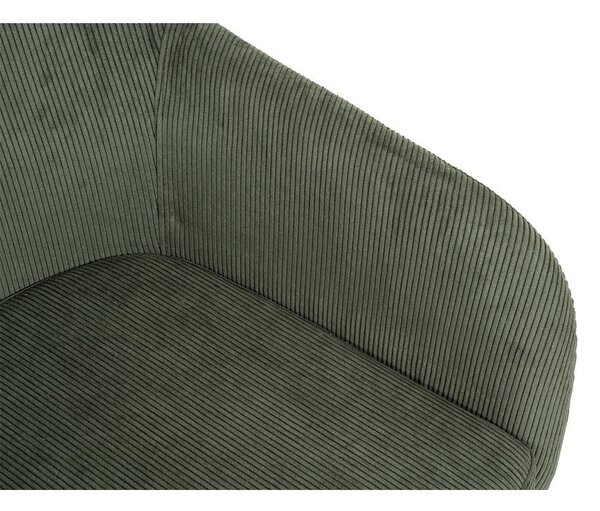 Scaun de sufragerie verde tapițat Lunio – Bonami Essentials