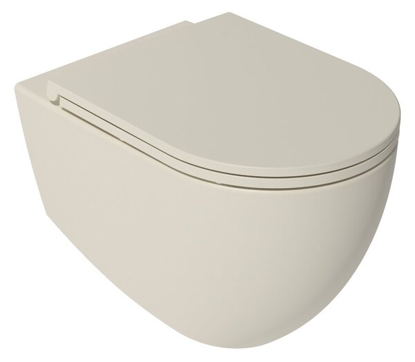 Isvea Isvea, Capac WC INFINITY SLIM, Închidere silențioasă, Ușor de utilizat, Ivory, 40KF0532I