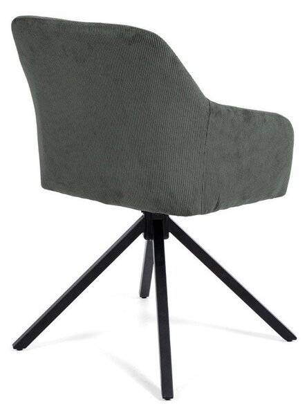 Scaun de sufragerie verde tapițat Lunio – Bonami Essentials