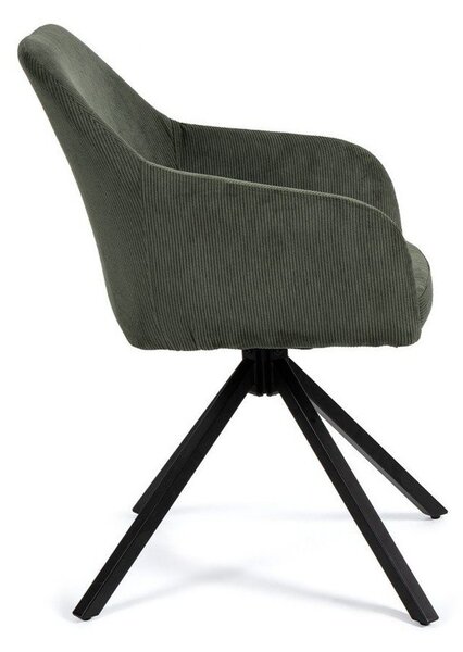 Scaun de sufragerie verde tapițat Lunio – Bonami Essentials