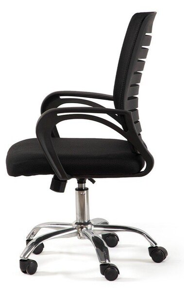 Scaun de birou negru tapițat Evon – Bonami Essentials