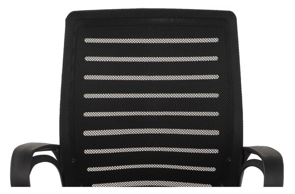 Scaun de birou negru tapițat Evon – Bonami Essentials